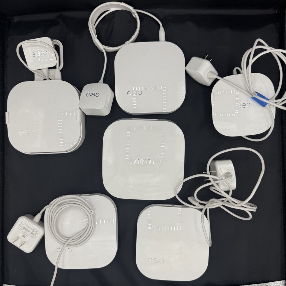 Eero Mesh Bundle Eero Pro 6 K010001, 3 B010001, 1 J010001, 1 A010001, 5 Chargers